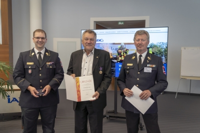 Ehrung für Wolfgang Renn, Fa. IABG